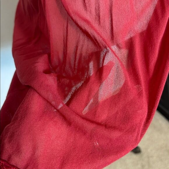 Cosabella Slip Dress Women M Red Lace Chemise Spaghetti Strap Bodycon Y2K Italy - Picture 4 of 8